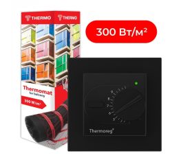 Комплекты теплого пола с Thermoreg TI-200 Design Black
